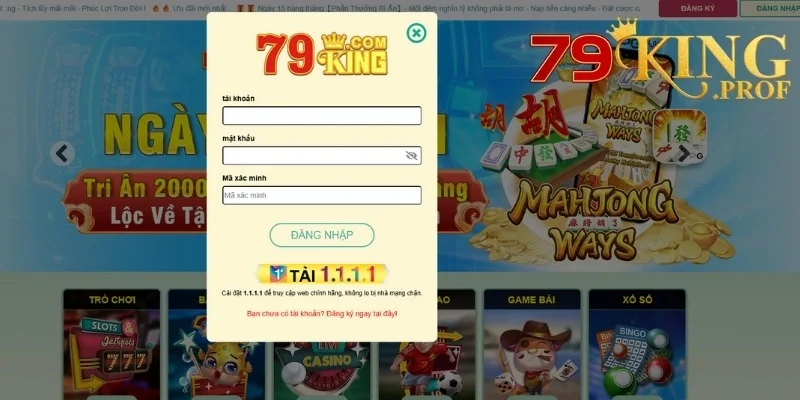 Đăng Nhập 79king – Xử Lý Các Lỗi Thường Gặp Khi Đăng Nhập Tài Khoản 2 Đăng Nhập
